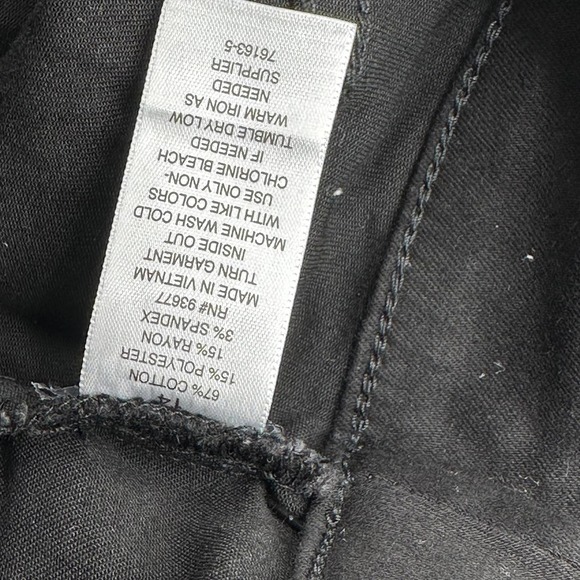 Bold Elements Black Skirt Laced Up In Front Womens Size 14 - Picture 6 of 7